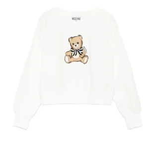 FELPA MOSCHINO BIANCA TOY FIOCCO