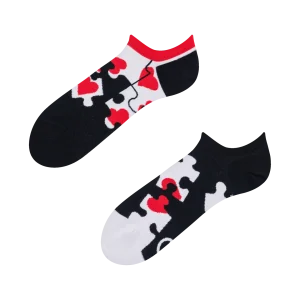 Calzini sneaker Buonumore Puzzle a cuore
